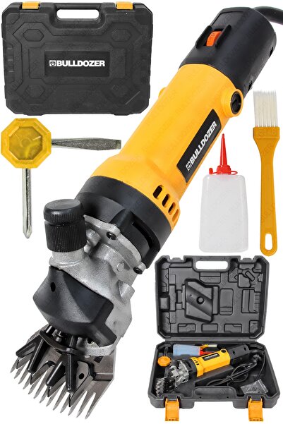 Bulldozer Devir Ayarlı Koyun Kırkma Makinesi Çantalı Profesyonel 600sc