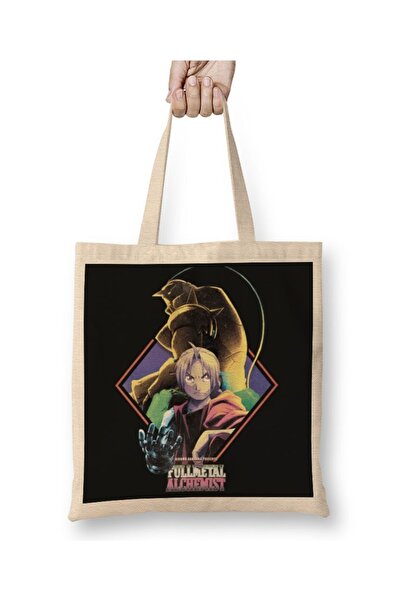 Baskı Dükkanı Fullmetal Alchemist Cloth Bag Long Handle