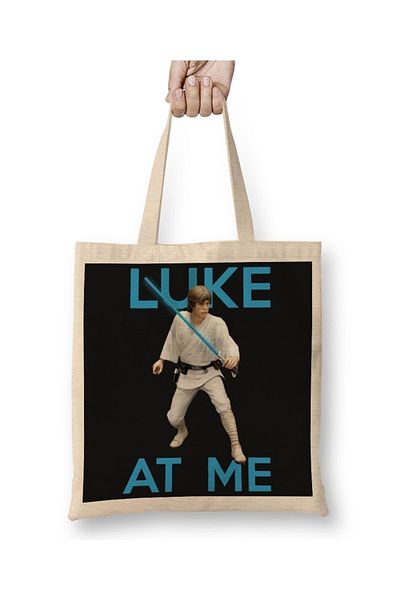 Baskı Dükkanı Luke At Me 2 υφασμάτινη τσάντα με μακριά λαβή
