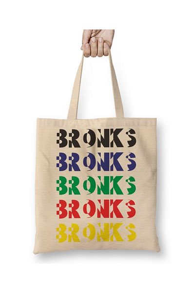 Baskı Dükkanı Bronks υφασμάτινη τσάντα με μακριά λαβή