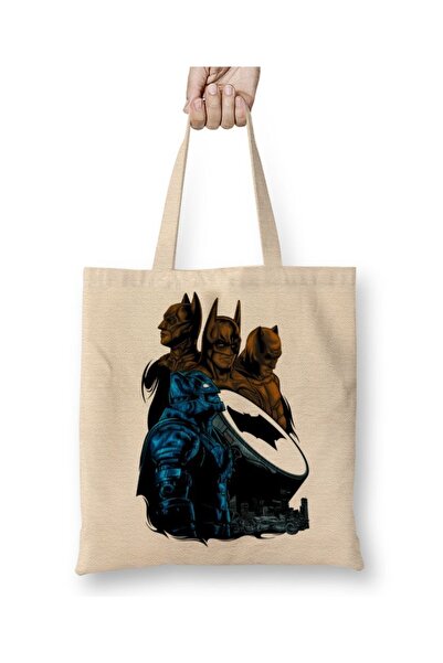 Baskı Dükkanı Batman 02 Cloth Bag Long Handle