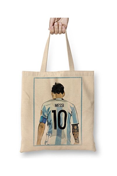 Baskı Dükkanı 10 Od Argentine Messi Tkanina Torba Duga Sa ručkom