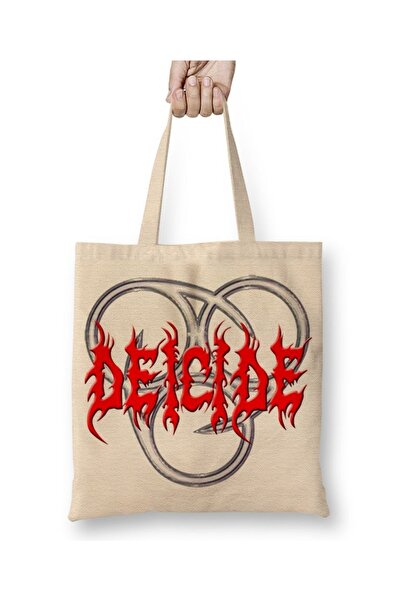 Baskı Dükkanı Deicide logo tkanina Torba dugačka Sa ručkom