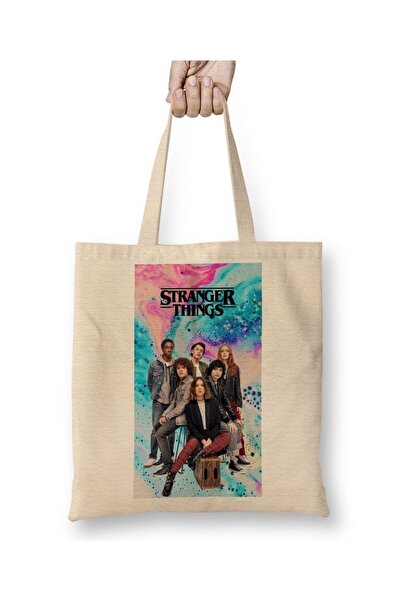 Baskı Dükkanı Stranger Things 010 Tkanina Torba Duga Sa ručkom