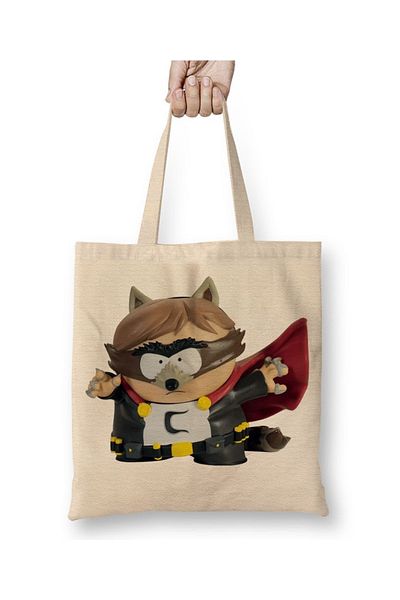 Baskı Dükkanı South Park Eric Cartman 03 υφασμάτινη τσάντα με μακριά λαβή