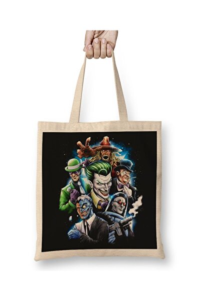Baskı Dükkanı Τσάντα χειρός Batman Joker με μακριά λαβή