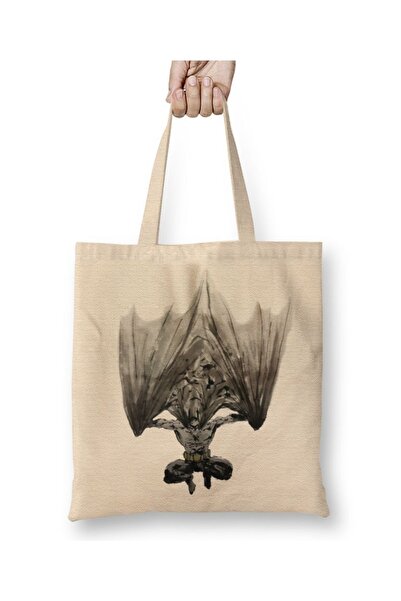 Baskı Dükkanı Τσάντα υφασμάτινη Batman με μακριά λαβή