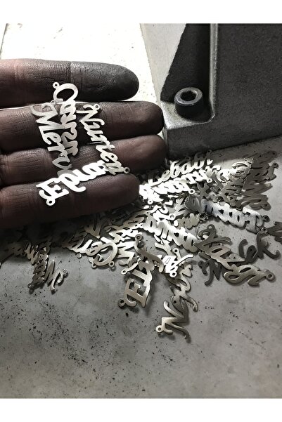 Çağrı Gümüş Gümüş Kaplama Kadın Isimli Kolye