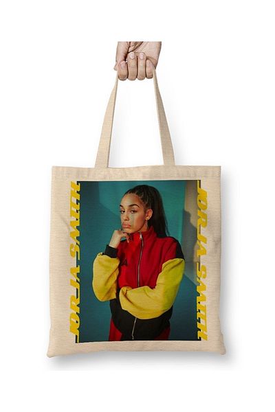 Baskı Dükkanı Jorja Smith 01 υφασμάτινη τσάντα μακριά λαβή