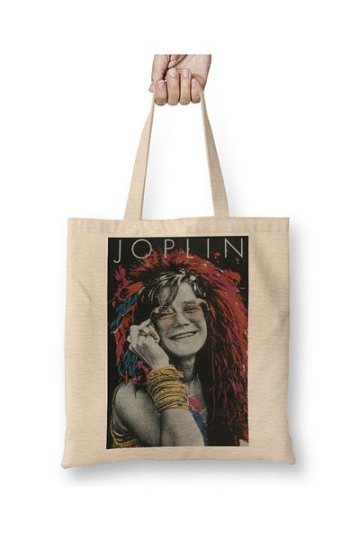Baskı Dükkanı Υφασμάτινη τσάντα Joplin με μακριά λαβή