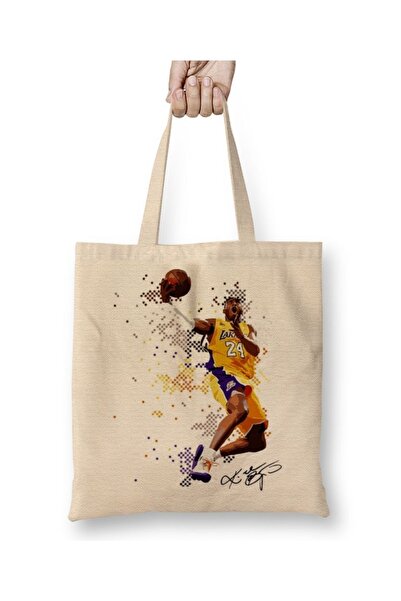 Baskı Dükkanı Kobe Bryant potpisna tkanina Torba duga Sa ručkom