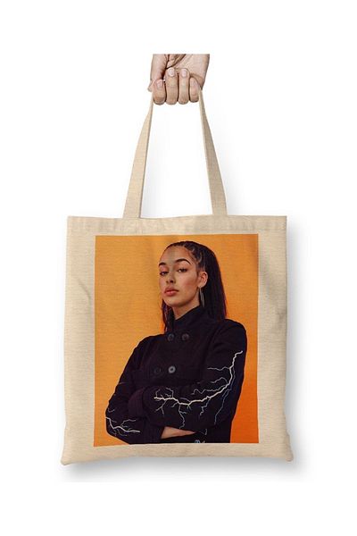 Baskı Dükkanı Jorja Smith 03 υφασμάτινη τσάντα μακριά λαβή