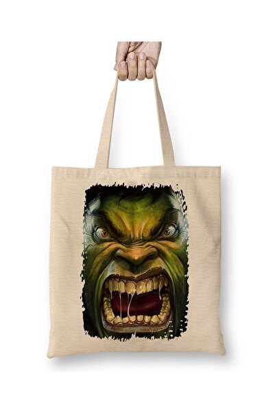 Baskı Dükkanı Hulk tkanina Torba dugačka Sa ručkom