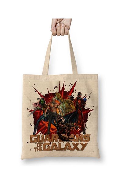 Baskı Dükkanı Υφασμάτινη τσάντα Guardians Of The Galaxy με μακριά λαβή