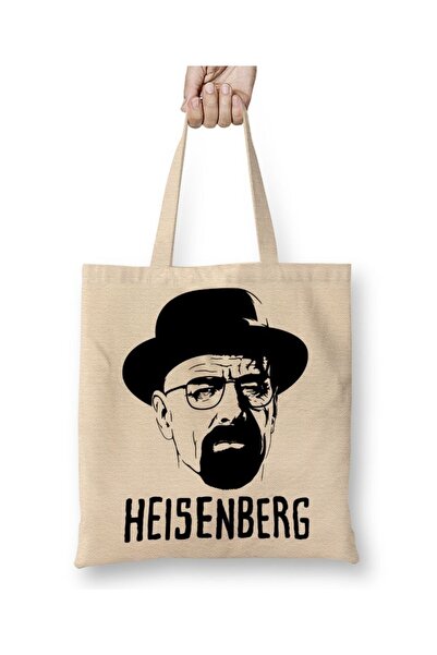 Baskı Dükkanı Υφασμάτινη τσάντα Heisenberg με μακριά λαβή