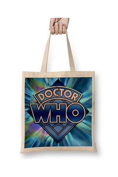 Baskı Dükkanı Υφασμάτινη τσάντα Doctor Who με μακριά λαβή