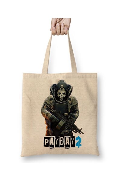 Baskı Dükkanı Payday 2 Skulldozer tkanina Torba duga Sa ručkom
