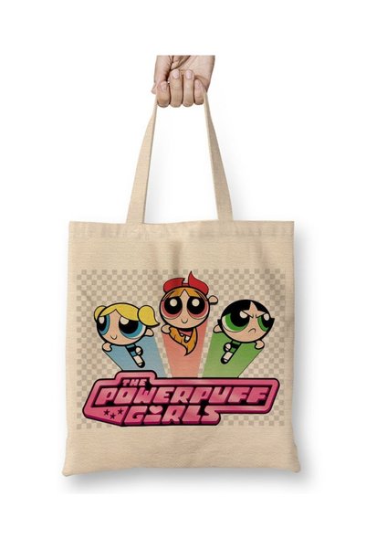 Baskı Dükkanı Tkanina za Powerpuff Girls Torba Duga Sa ručkom