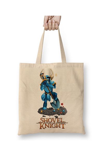 Baskı Dükkanı Knights Shovel Knight υφασμάτινη τσάντα με μακριά λαβή