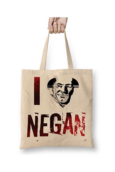 Baskı Dükkanı The Walking Dead Negan Tkanina Torba Duga Sa ručkom