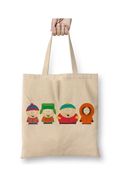 Baskı Dükkanı حقيبة يد ساوث بارك إريك كارتمان 018 ذات مقبض طويل