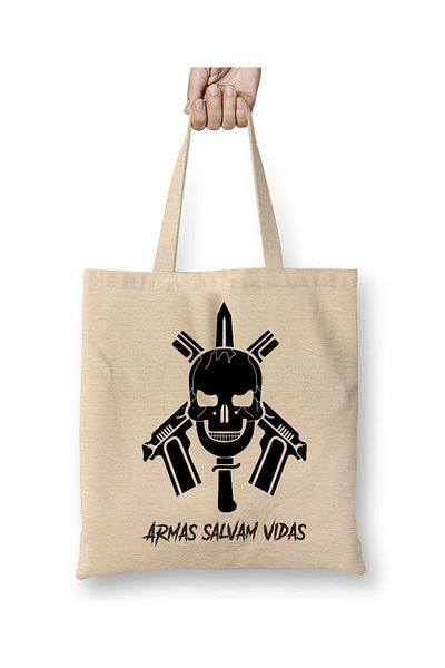 Baskı Dükkanı Υφασμάτινη τσάντα Armas Salvan Screw με μακριά λαβή