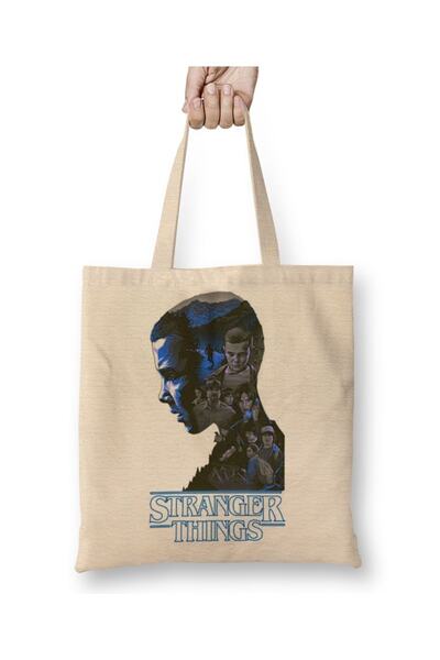 Baskı Dükkanı Stranger Things 02 Tkanina Torba Duga Sa ručkom