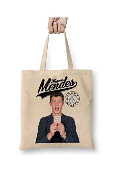 Baskı Dükkanı Shawn Mendes tkanina Torba duga Sa ručkom