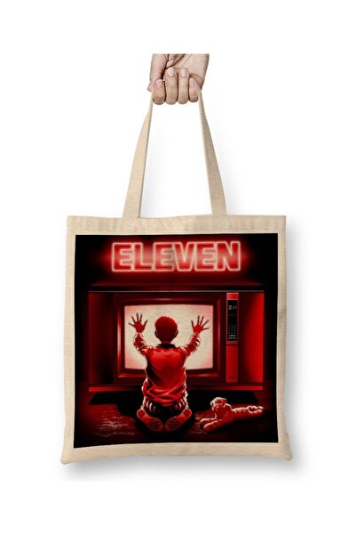 Baskı Dükkanı Stranger Things Eleven 01 Tkanina Torba Duga Sa ručkom