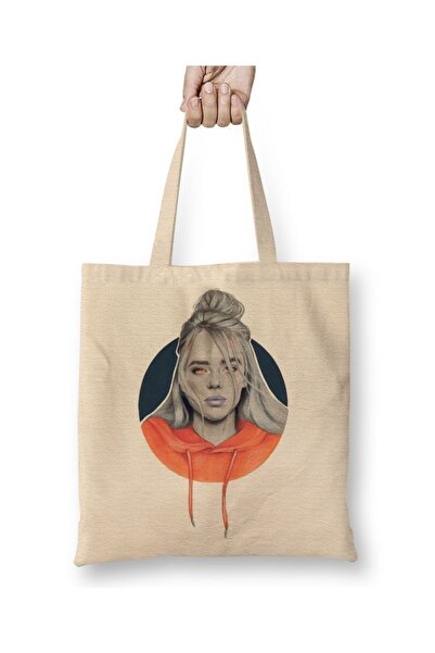 Baskı Dükkanı Billie Eilish 02 Tkanina Torba Duga Sa ručkom