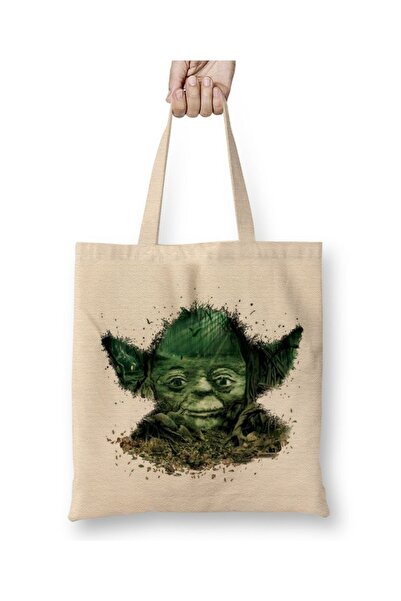 Baskı Dükkanı Mestre Yoda tkanina Torba dugačka Sa ručkom