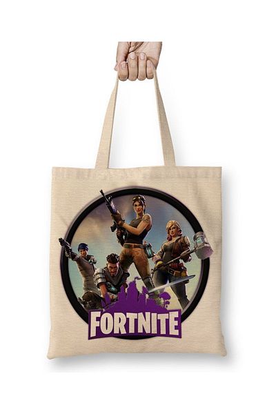 Baskı Dükkanı Fortnite Battle Royale 05 υφασμάτινη τσάντα με μακριά λαβή
