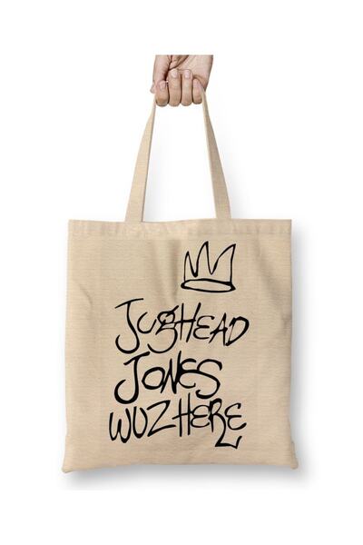 Baskı Dükkanı Riverdale Jughead Jones tkanina Torba duga Sa ručkom