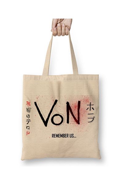 Baskı Dükkanı Zankyou No Terror Tokyo Ghoul Kaneki Death Note Geantă de pânză cu mâner lung
