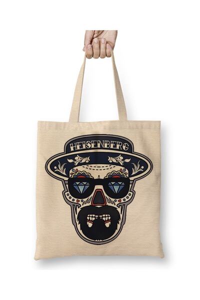 Baskı Dükkanı Υφασμάτινη τσάντα Heisenberg 05 με μακριά λαβή