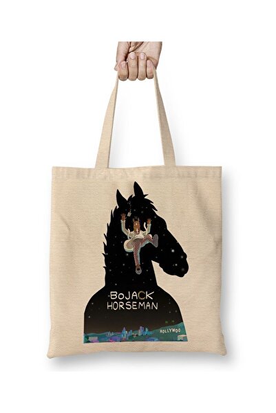 Baskı Dükkanı Bojack Horseman tkanina Torba duga Sa ručkom