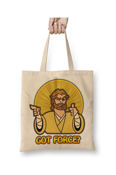 Baskı Dükkanı Star Wars Got Force Cloth Torba Long Sa ručkom