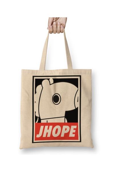 Baskı Dükkanı Bt21 Jhope Bts odeća Torba duga Sa ručkom