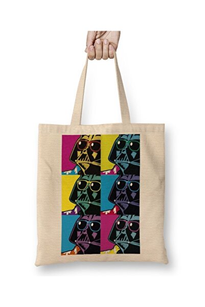 Baskı Dükkanı Star Wars Darth Vader Pop Art tkanina Torba duga Sa ručkom