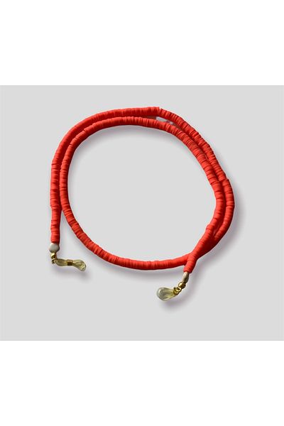Toz Vintage سلسلة قناع حزام النظارات من الخرز فيمو