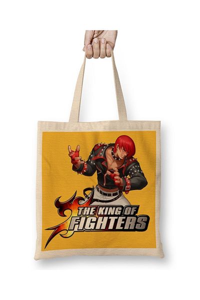 Baskı Dükkanı Υφασμάτινη τσάντα King Of Fighters με μακριά λαβή