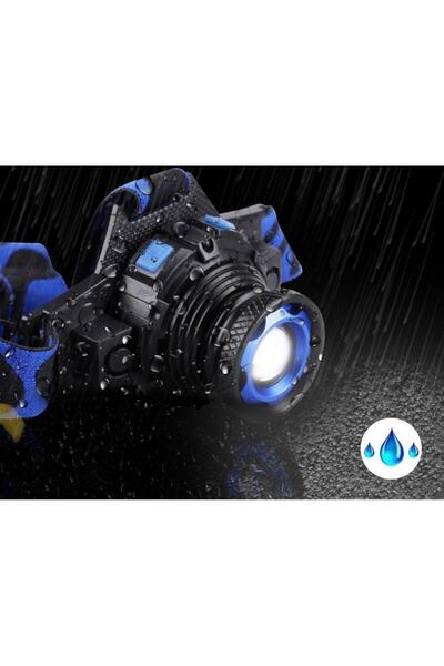 Geltoptan Focus Zoomlu Güçlü Q5 Led Avcılık Kampcılık Kafa Feneri