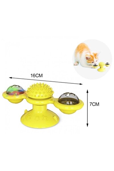 CMT Cat Playing Ball with Lighted Suction Cup - Windmill
