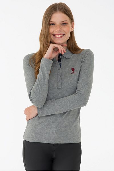 U.S. Polo Assn. Hanorac gri de damă