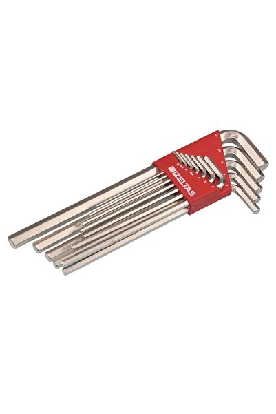 İzeltaş 12'li Allen Alyan Anahtar Takımı 6 Köşe Uzun Boy