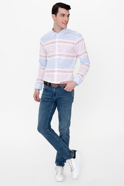 Pierre Cardin Cămașă portocalie pentru bărbați G021Sz004.000.1374662