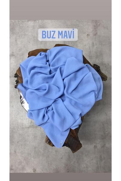İPEKSCARF Pieef Buz Mavisi Caz Şal