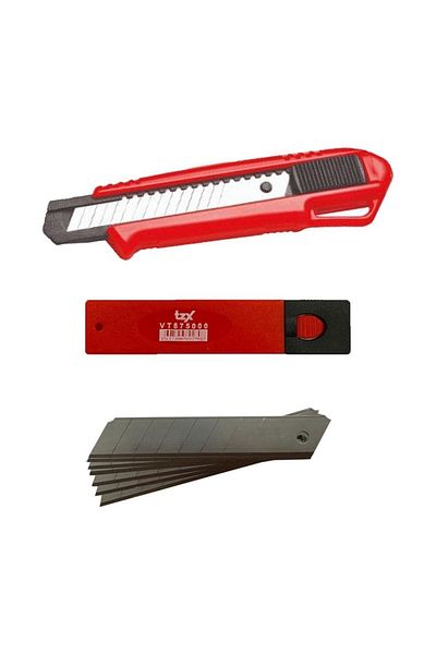 Vip-Tec Vt 875103   Professional Plastic Utility Knife 160X18Mm