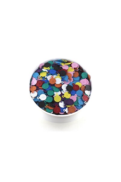 yfhobi 5 Gram - 8 Mm Tuğra Desenli Renkli Metal Pul, Takı Malzemesi, Pirinç P...