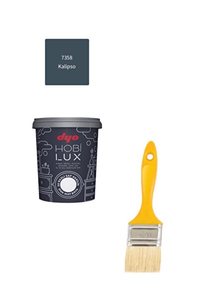 Dyo Hobilux Akrilik Ipek Mat Boya + 2 No Kestirme Fırça